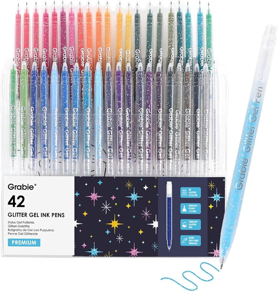 Grabie Glitter Gel Pens, Set of 42 product image from the verified GPgrows LTK collection