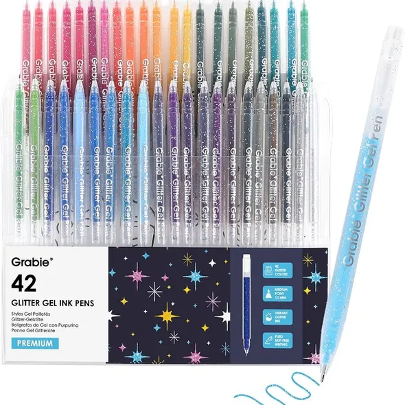 Grabie Glitter Gel Pens, Set of 42 product image from the verified GPgrows LTK collection