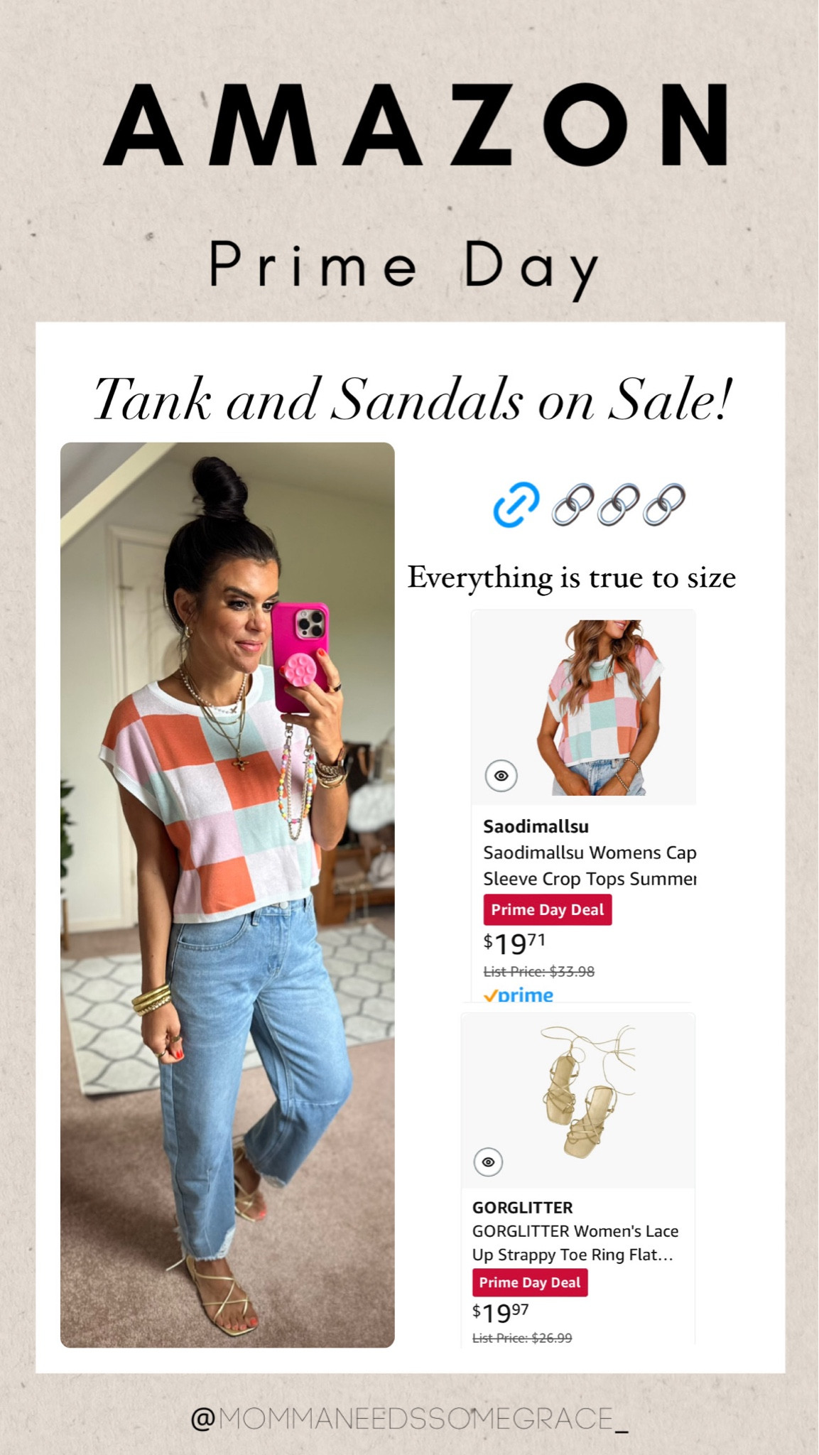 My tank and sandals are on sale! 

#LTKSaleAlert #LTKSeasonal