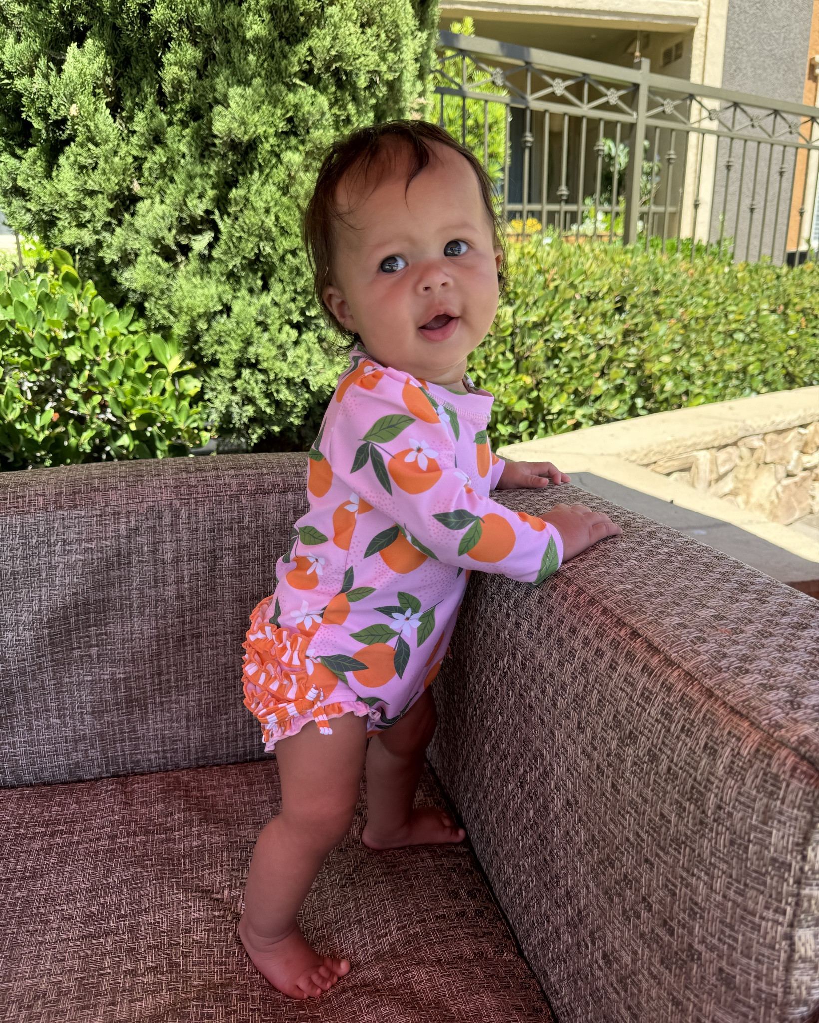 We love this bathing suit! She is in 6-12 months and is true to size. Love the coverage and UPF 50+ protection against 98% of harmful UV rays! 

#LTKSwim #LTKBaby #LTKStyleTip