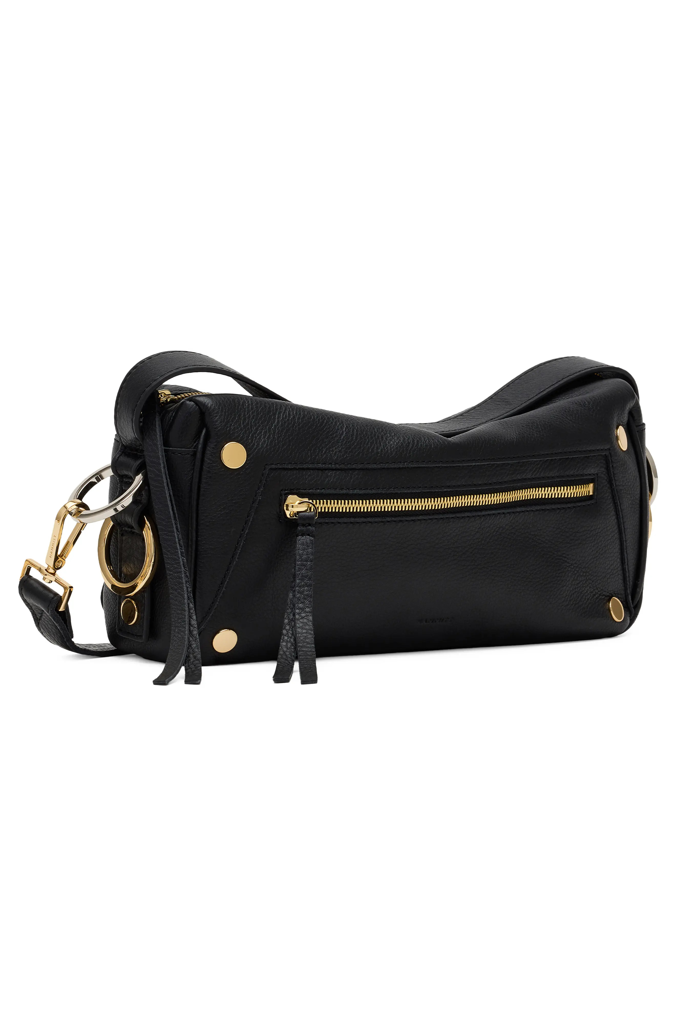 HAMMITT Medium Doxie Leather Shoulder Bag in Calla Lily White/Gold Silver at Nordstrom | Nordstrom