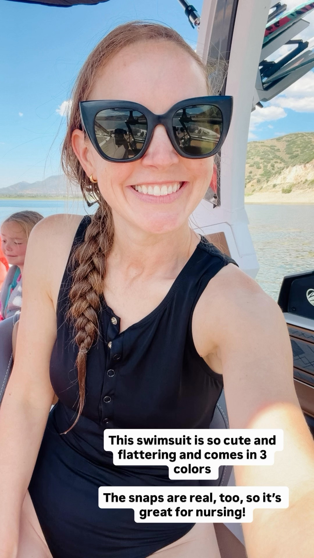 I love the swimsuit for lots of reasons, but one of the reasons is that if you throw on a skirt or shorts or pants with it, it just looks like a tank rather than a swimsuit! 

Runs true to size