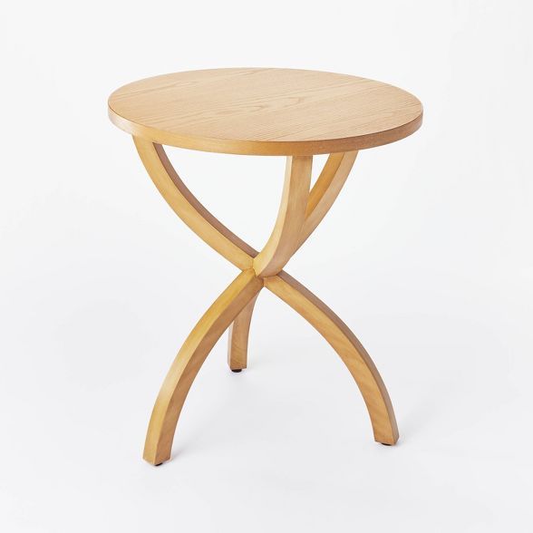 Mesa Verde Wood Curved Leg Accent Table - Threshold™ designed with Studio McGee | Target