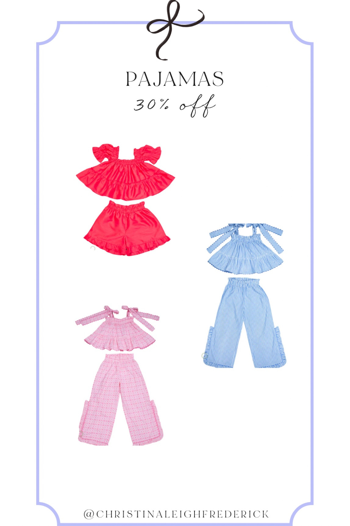 PJ day, but make it cute! These looks are 30% off today! Code PAJAMAPARTY At checkout 

#LTKSeasonal