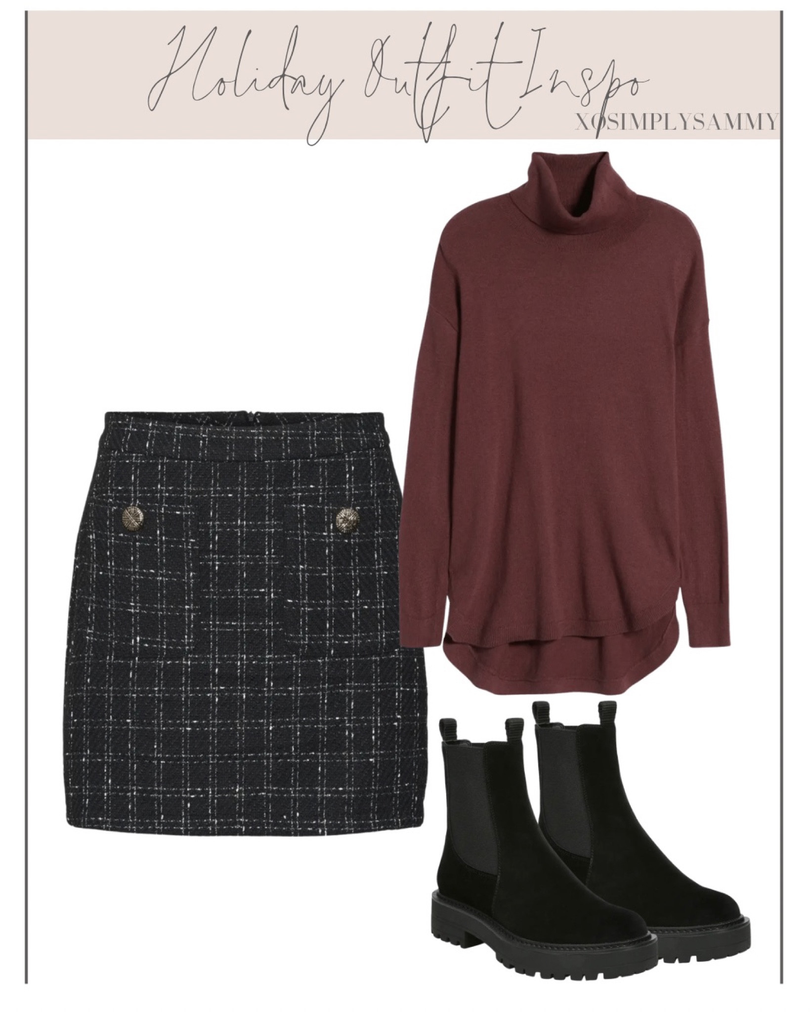 Holiday outfits , thanksgiving outfits , fall fashion outfits , turtleneck sweaters , wool skirt , tweed skirts , ankle boots , boot sale , black boots , Black Friday deals , Black Friday sales , cyber sale , gift guide for her 

#LTKHoliday #LTKGiftGuide #LTKstyletip