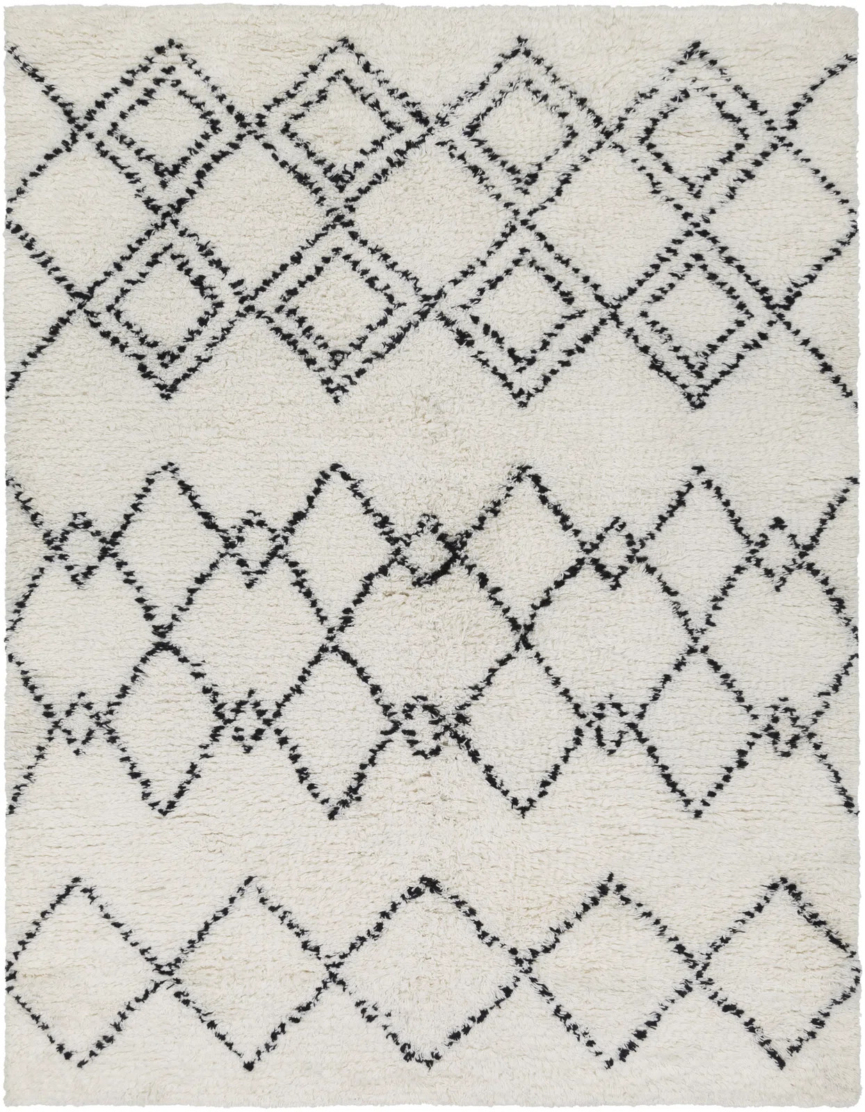 Gilbert Handmade Wool Ivory/Black Rug | Wayfair North America