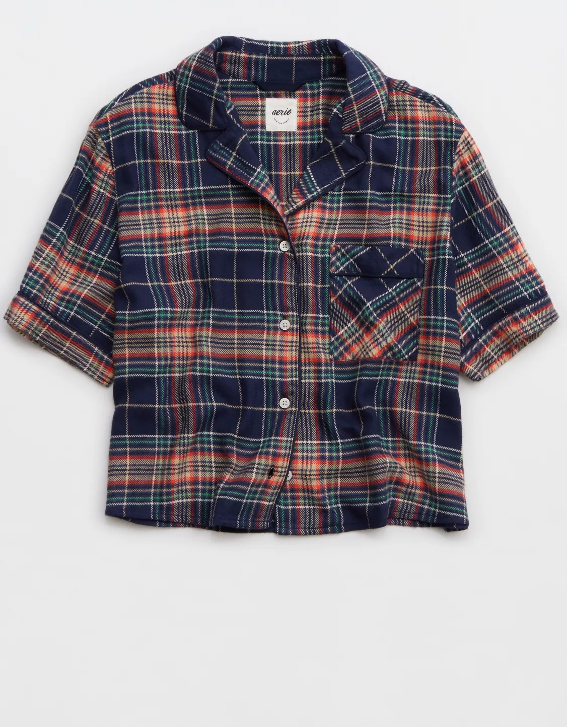 Aerie Flannel Pajama Shirt | Aerie