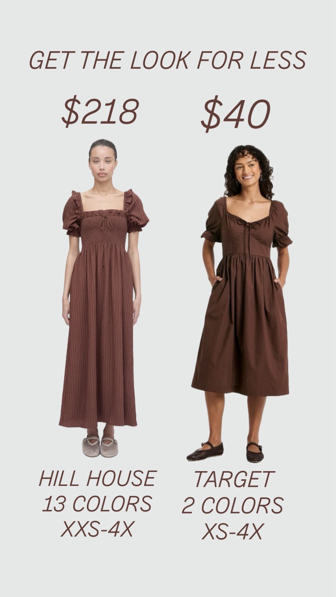 Smocked dresses are so flattering and comfy, and I found some look for less options for you!
.............
Brown dress midi dress Tuckernuck dress target dress target new arrivals target fashion plus size dress maxi dress hill house dress hill house dupe spring dress easter dress midsize dress with sleeves wedding guest dress teacher dress workwear v neck dress modest dress cottage core cottage aesthetic spring trends floral dress travel look travel dress travel outfit resort wear Resortwear 

#LTKBump #LTKmomlife #LTKFindsUnder50