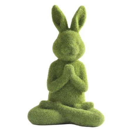Garden Yoga Rabbit Figurine Cast in Resin Designed Rabbit Status for Roadside Indoor Outdoor Gardeni | Walmart (US)