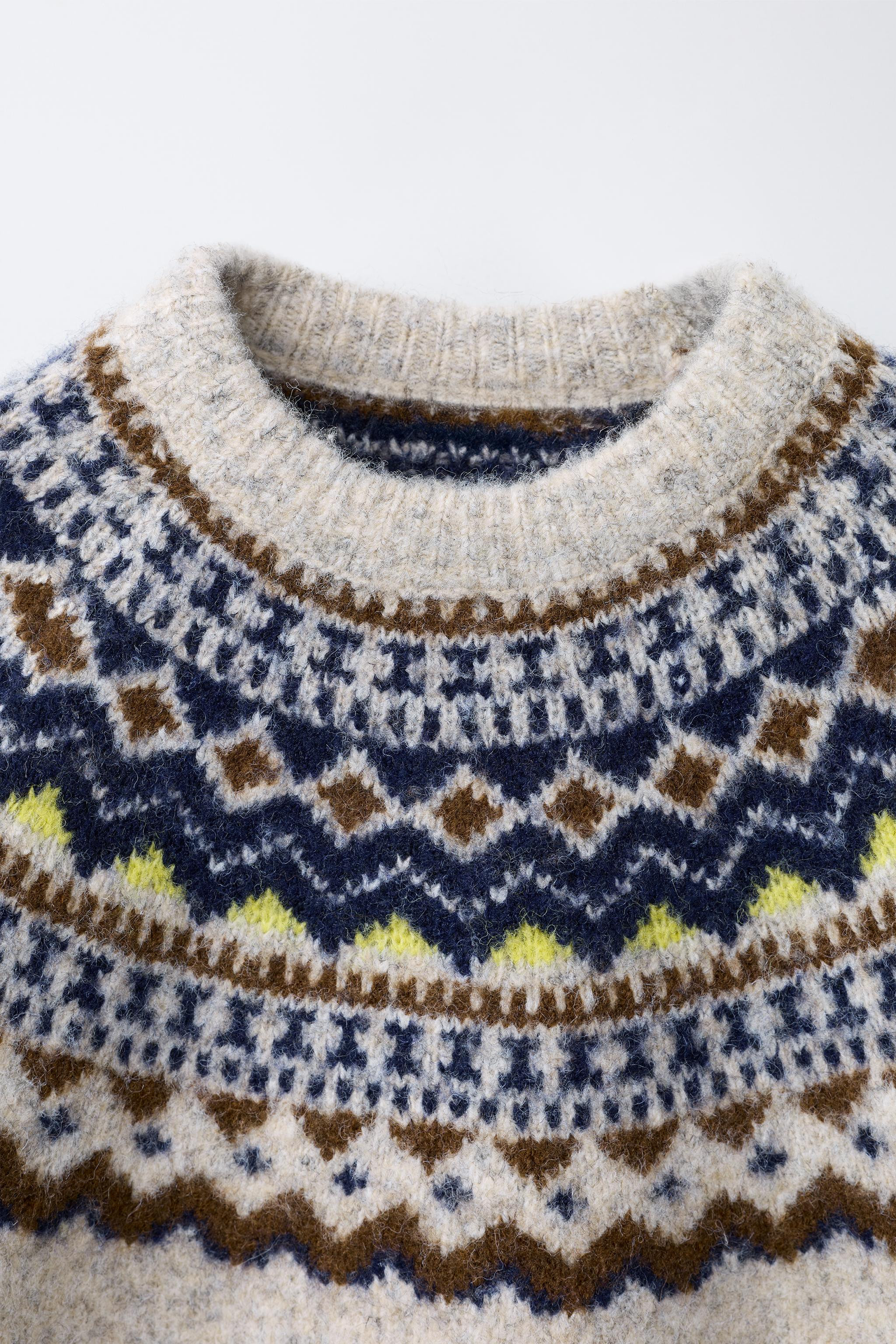JACQUARD KNIT JUMPER | Zara Canada