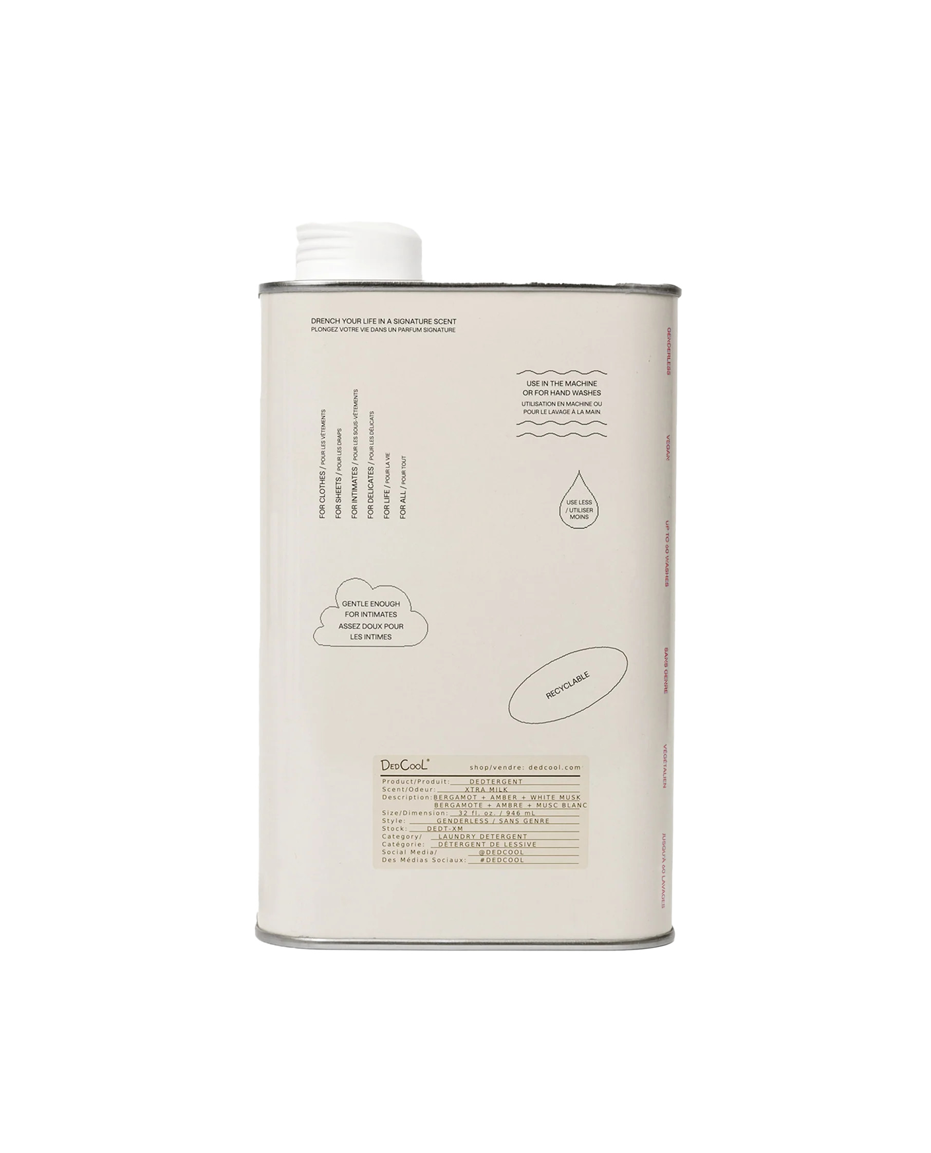 Dedtergent Xtra Milk | DedCool