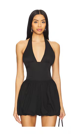 Olive Halter Top in Black | Revolve Clothing (Global)