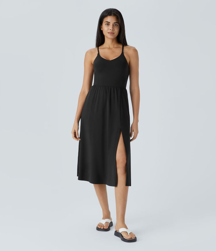 Women’s Everyday Midi Chill Dress-La Land - Halara | HALARA