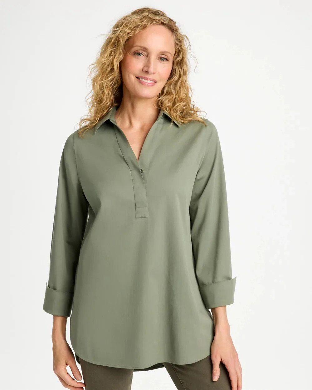 No Iron™ Stretch Popover Tunic | Chico's