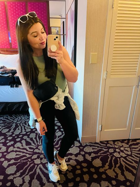 Exploring Vegas #ootd - you can grab my tank for literally $8 I’m multiple colors today so if you need  some good summer go to’s.. RUN! 

Anyways I won’t post a picture of me and homeboy cause we match 😎 soooo 😝 

Anyways- HAPPY WEDNESDAY 🖤🖤 

#liveyourlife 

#LTKfit #LTKshoecrush #LTKstyletip