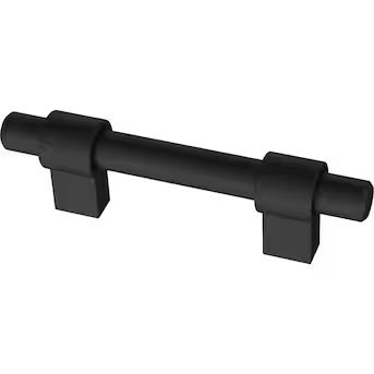 Brainerd Wrapped Bar Adjusta-Pull 1-3/8-in To 4-in Center to Center Matte Black Adjustable Dual M... | Lowe's
