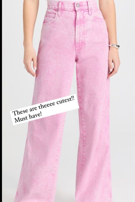 Love these pink wide leg jeans! 

#LTKworkwear #LTKover40 #LTKstyletip