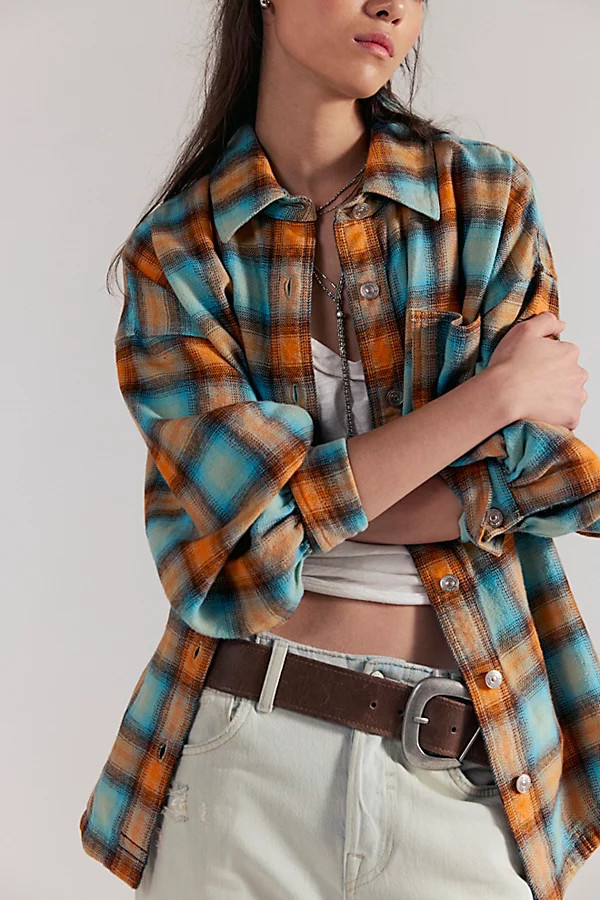 We The Free Ashley Plaid Shirt | Free People (Global - UK&FR Excluded)
