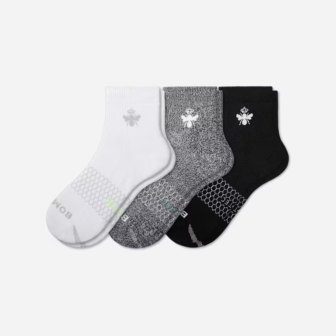 Women's All-Purpose Performance Quarter Sock 3-Pack | Bombas