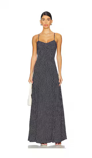 X Revolve Cassia Maxi Dress in Navy | Revolve Clothing (Global)