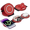 Hicober 3 in 1 Charging Station for Apple Multiple Devices, Foldable Travel Wireless Charger 18W ... | Amazon (US)