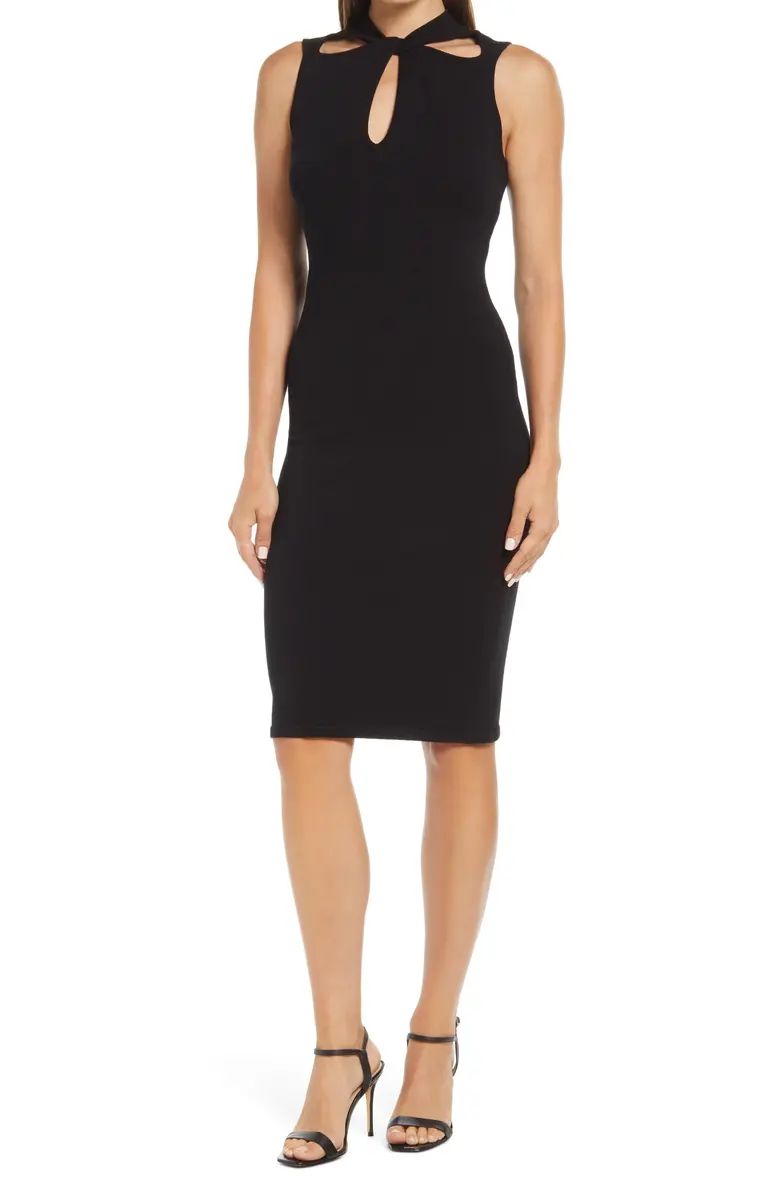 Mock Twist Sleeveless Dress | Nordstrom