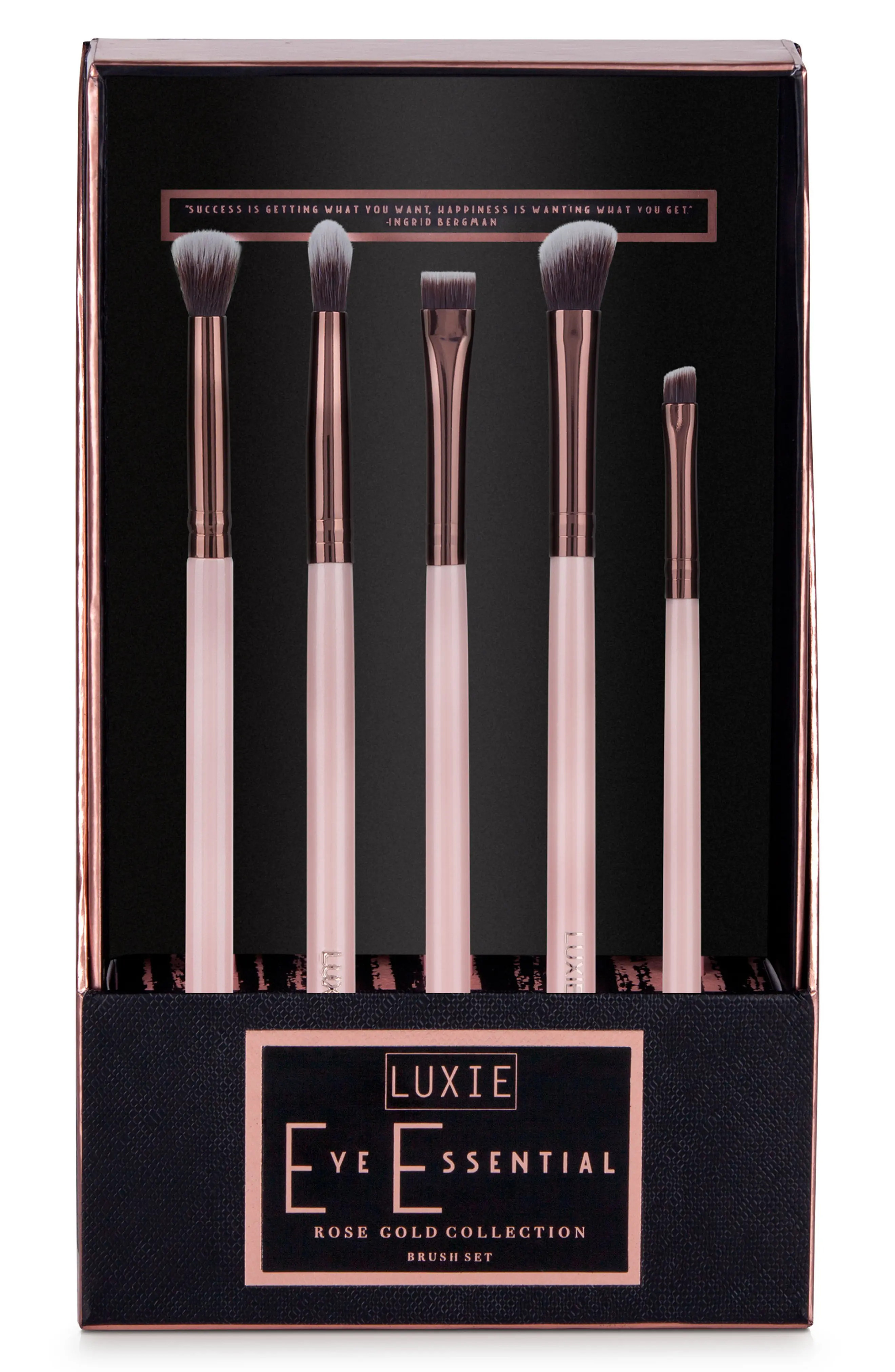 Luxie Rose Gold Eye Essential Brush Set | Nordstrom