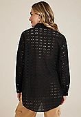 Eyelet Shacket | Maurices