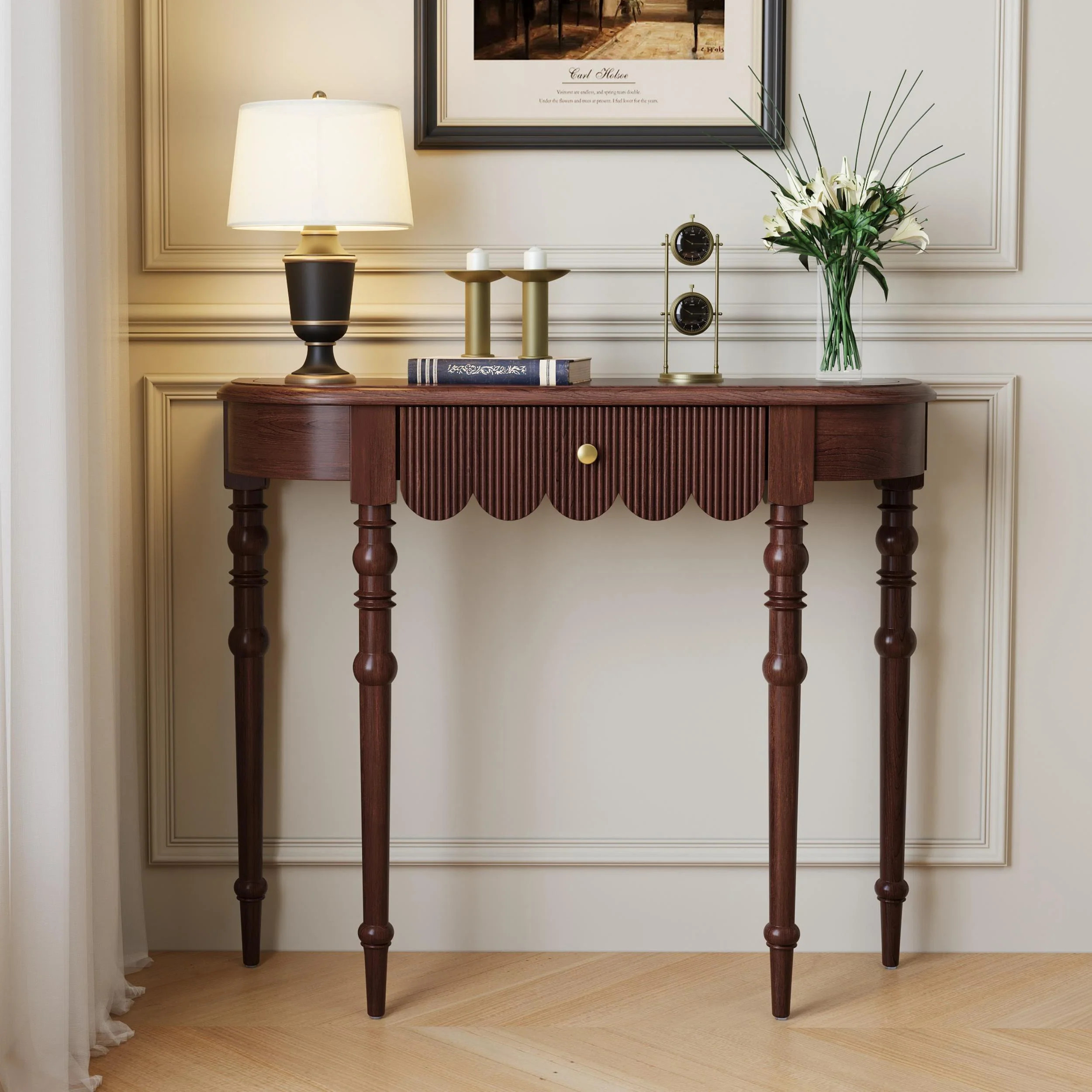 Alcott Hill® 39" Solid Wood Console Table & Reviews | Wayfair | Wayfair North America