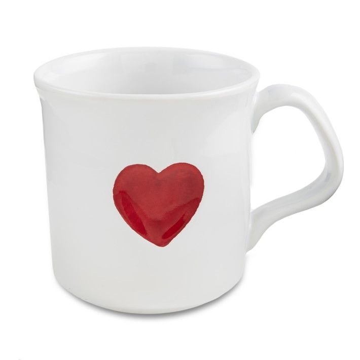 Valentine's Day Red Heart Mugs | Williams-Sonoma
