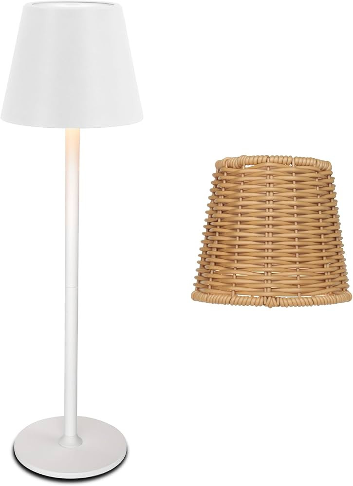 Mr. White Outdoor Waterproof Cordless Wireless Rechargeable Portable Top Touch Battery Operated P... | Amazon (US)