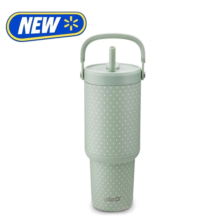 Ello Oasis Go 30oz Stainless Steel Tumbler with Top Handle and Retracting Straw | Walmart (US)