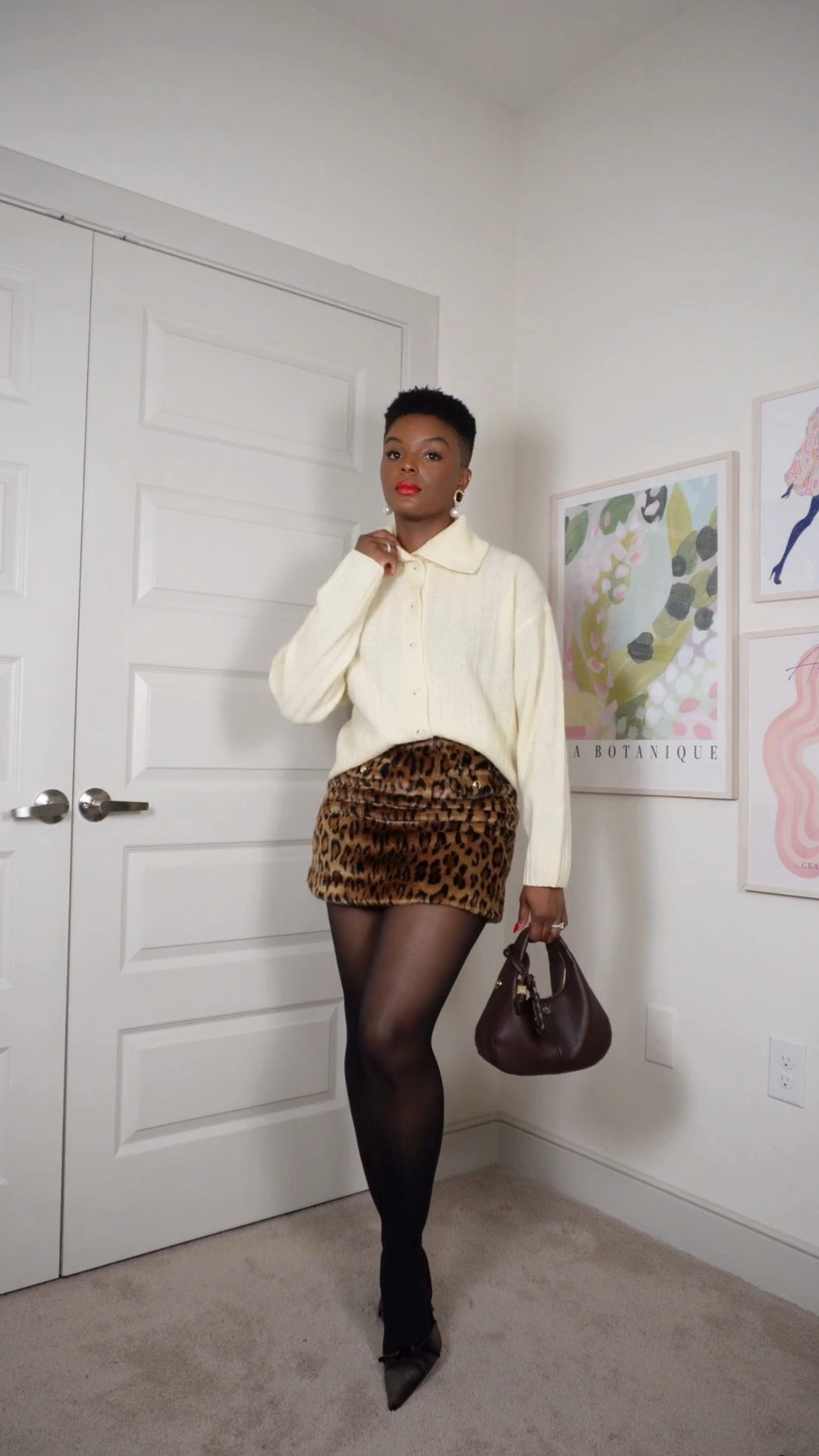 Outfit of the Day: Styling Maje Leopard Skirt 🤎 

#LTKgrwm #LTKootd #LTKSaleAlert