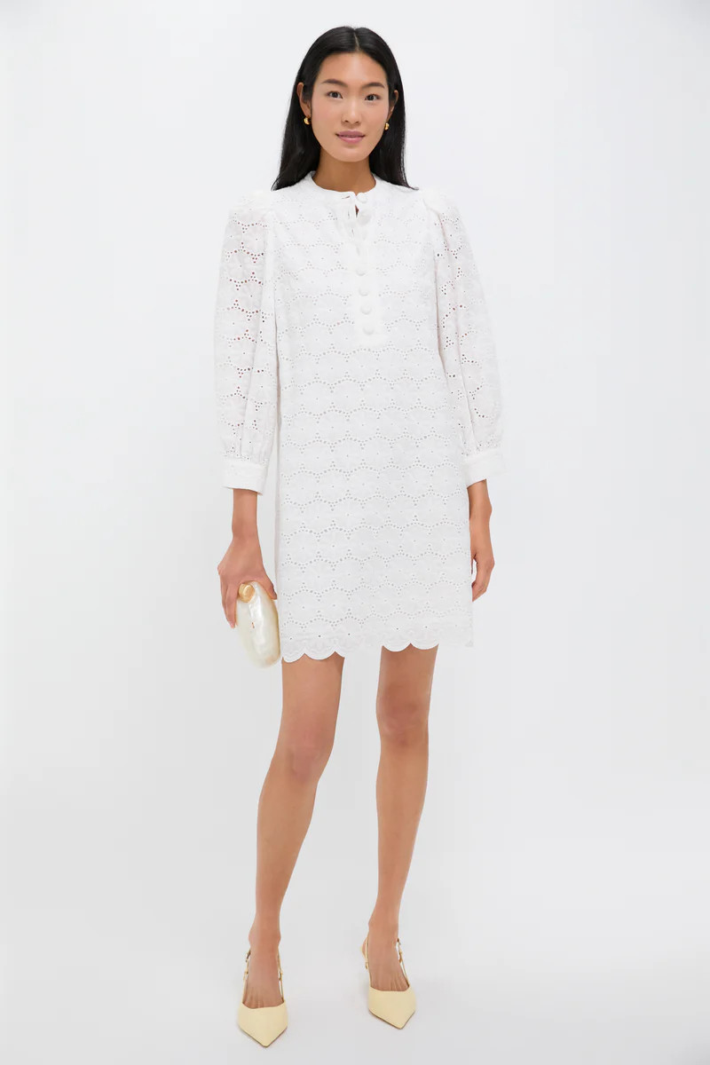 White Eyelet Samantha Dress | Tuckernuck (US)