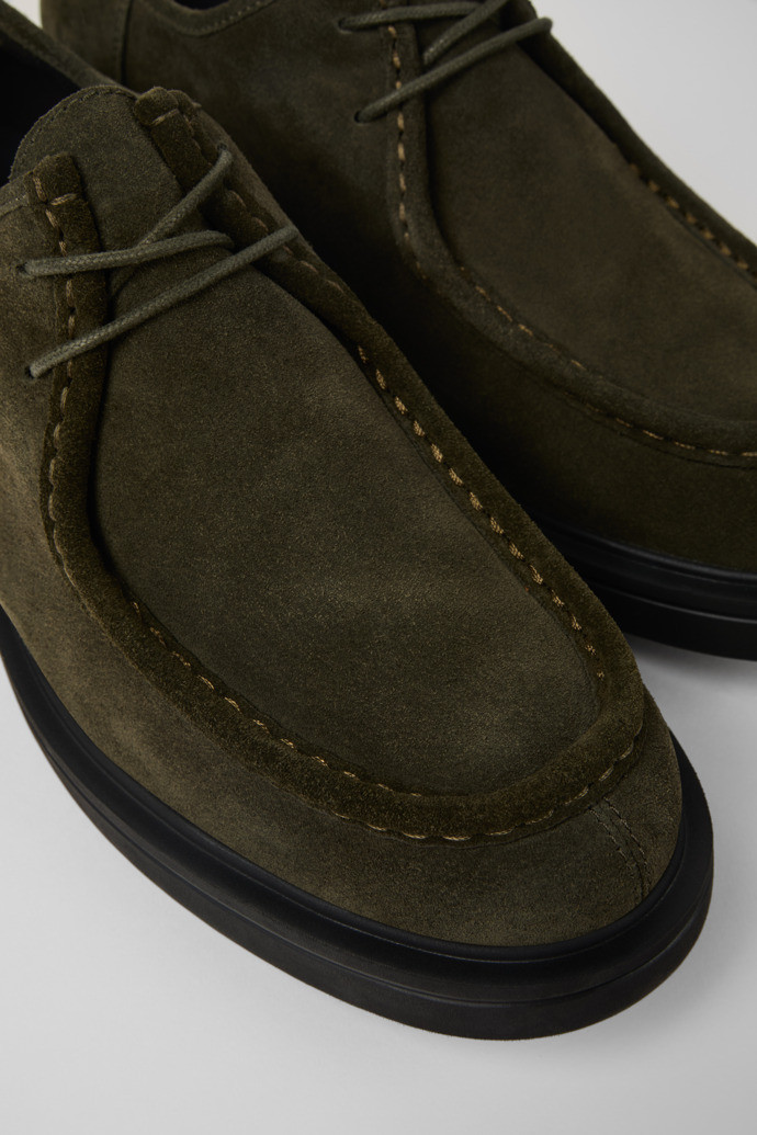 Green nubuck shoes for men | CAMPER US, CA, AU, LATAM