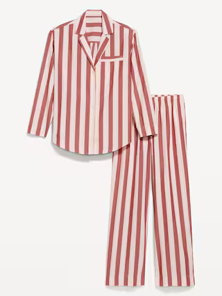 Poplin Pajama Pant Set | Old Navy (US)