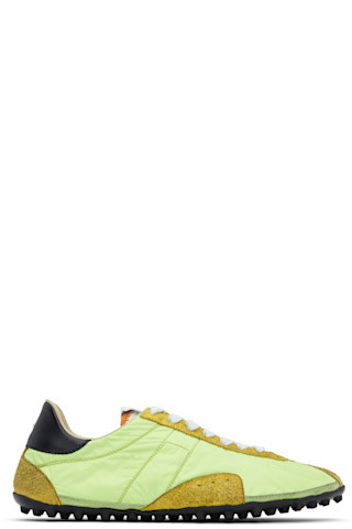 Maison Margiela - Green Sprinters Sneakers | SSENSE