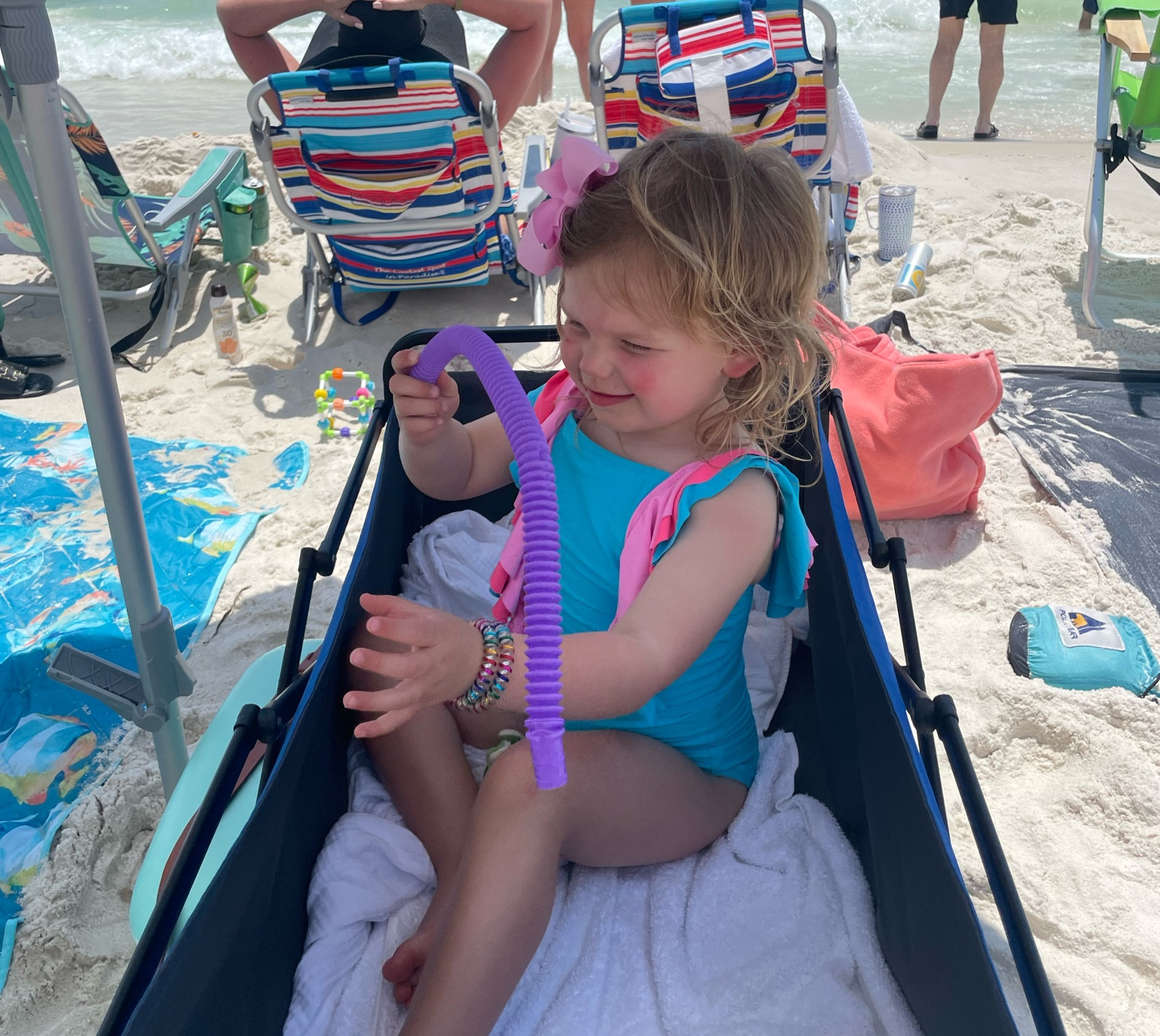 The cutest toddler girl swimsuit 

#LTKswim