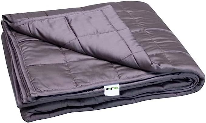 GhostBed 15 lb Weighted Blanket - 100% Cooling & Breathable Tencel Cover with Premium Glass Micro... | Amazon (US)
