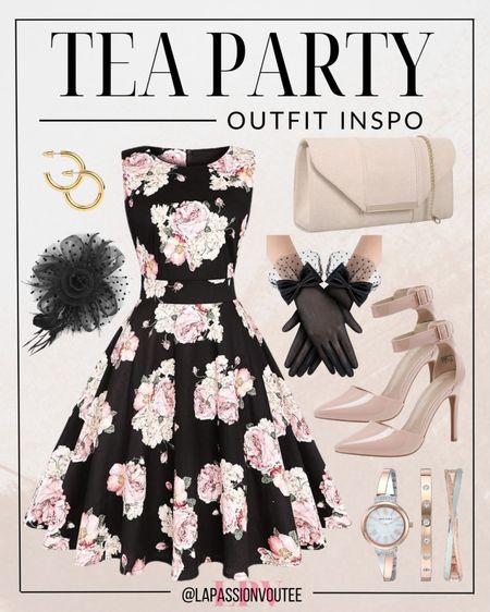 Discover the essence of tea party elegance with an outfit that exudes grace and refinement. Embrace delicate fabrics, feminine silhouettes, and subtle embellishments for a timeless look that captivates. Let your ensemble reflect the beauty and grace of the tea party tradition, making every moment unforgettable.

#LTKstyletip #LTKfindsunder100 #LTKparties