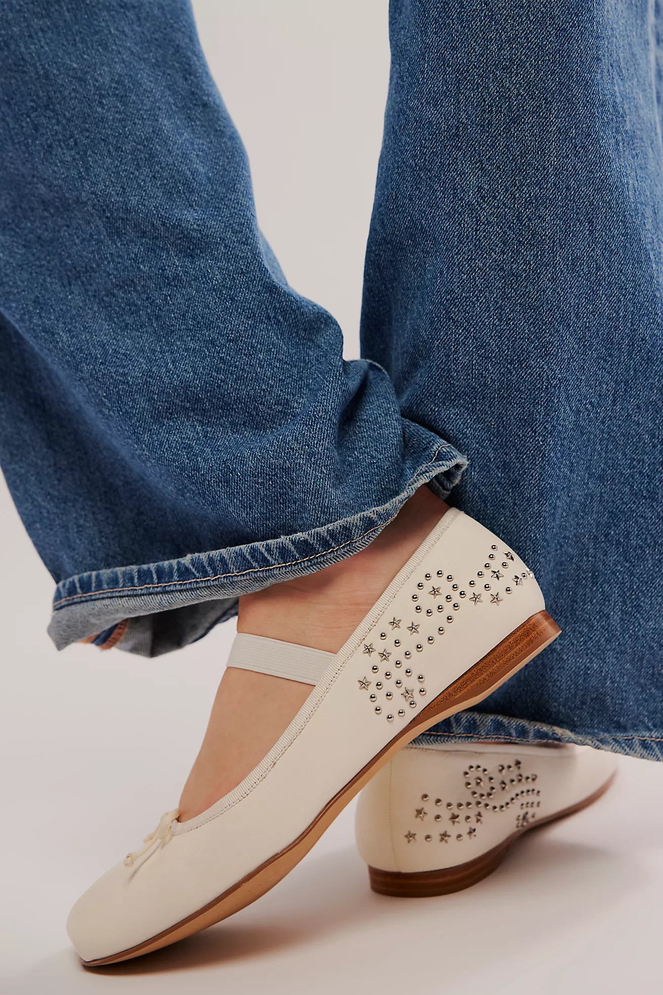 Jeffrey Campbell x FP x Understated Leather Stars Align Ballet Flats | Free People (UK)