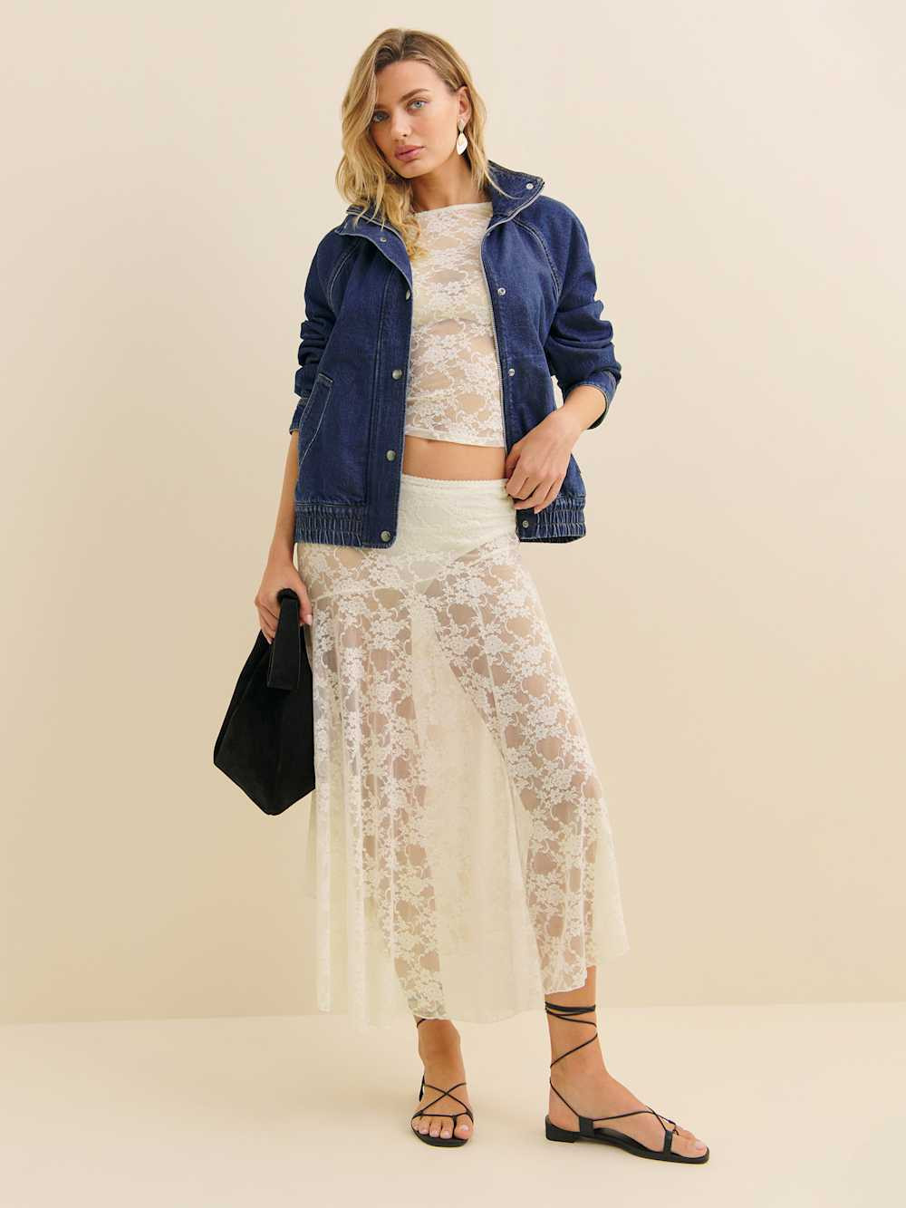 Mirabelle Knit Skirt | Reformation (Global)