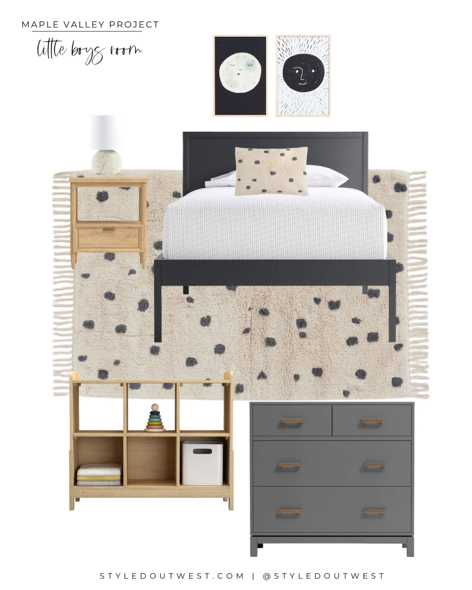 Maple Valley Little Boys Room

Crate & kids, H&M, bed frame, nightstand, table lamp, dresser, shelving, kids art

#LTKfamily #LTKhome #LTKkids