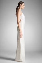Morgan Gown - Ivory Sequins | Sachin and Babi
