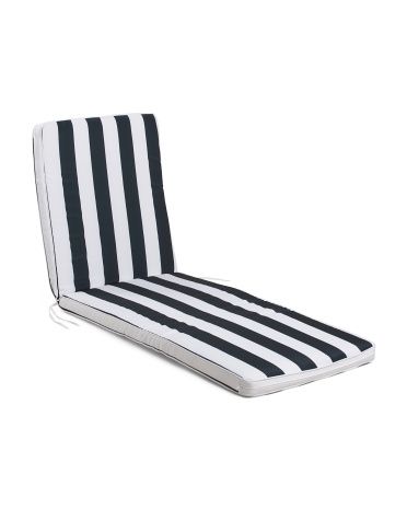 80x24 Outdoor Cabana Stripe Chaise Lounger | TJ Maxx