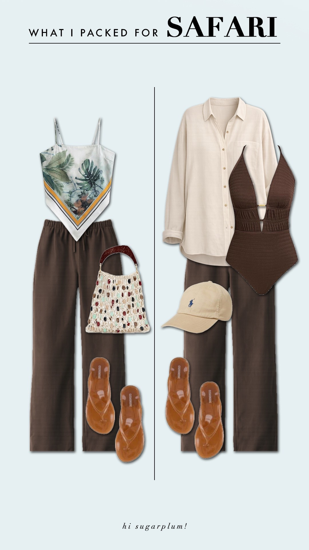What I Packed for Safari | Hi Sugarplum!

#LTKTravel #LTKdayinmylife #LTKOver40