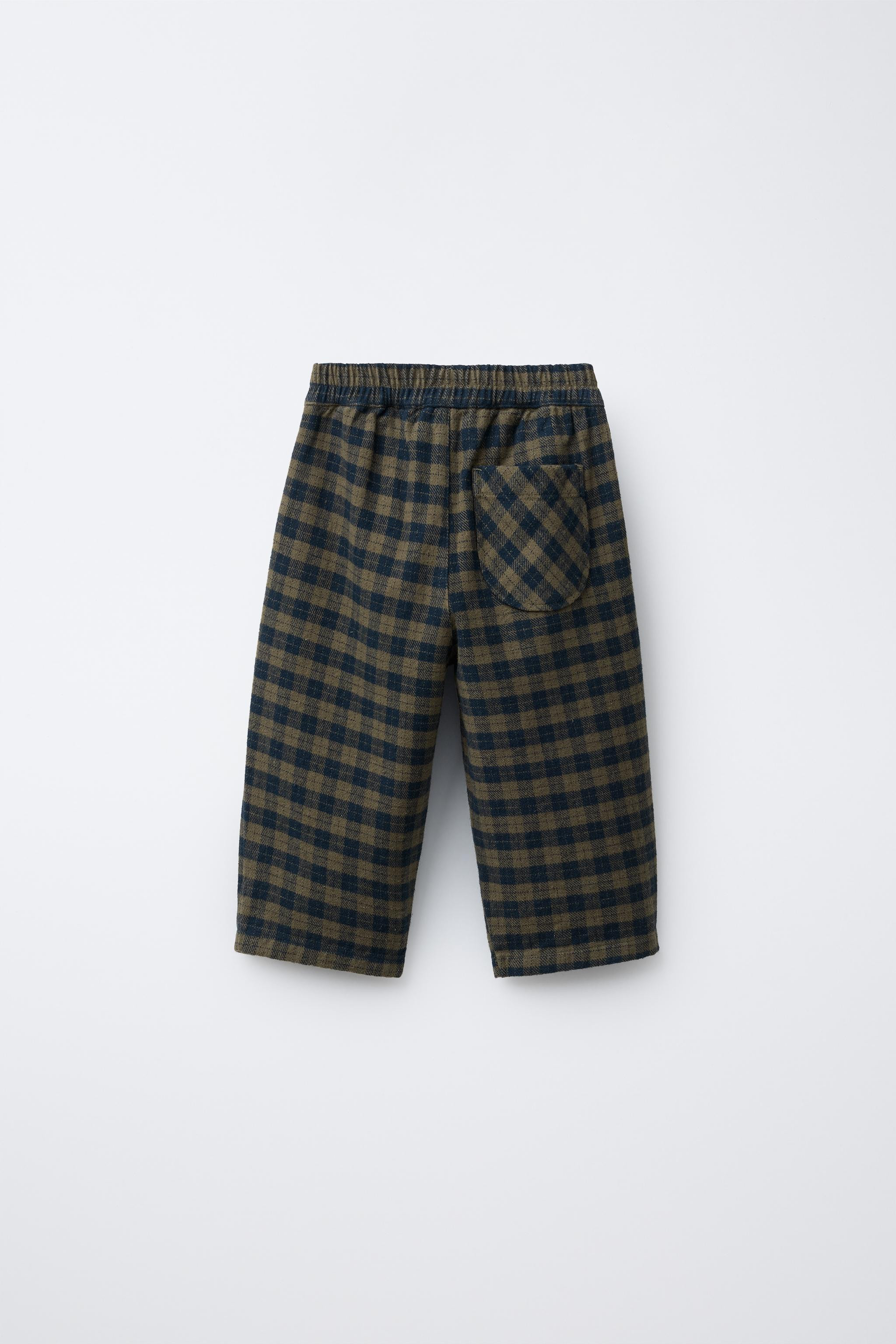 PLAID SOFT TOUCH BALLOON PANTS | Zara Canada