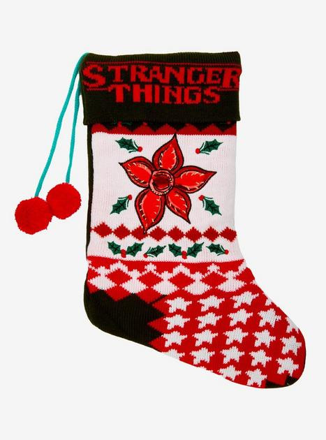Stranger Things Demogorgon Knit Holiday Stocking — BoxLunch Exclusive | BoxLunch