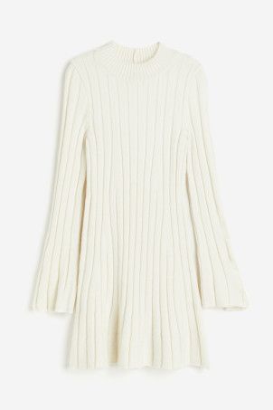 Long rib-knit dress | H&M (UK, MY, IN, SG, PH, TW, HK)