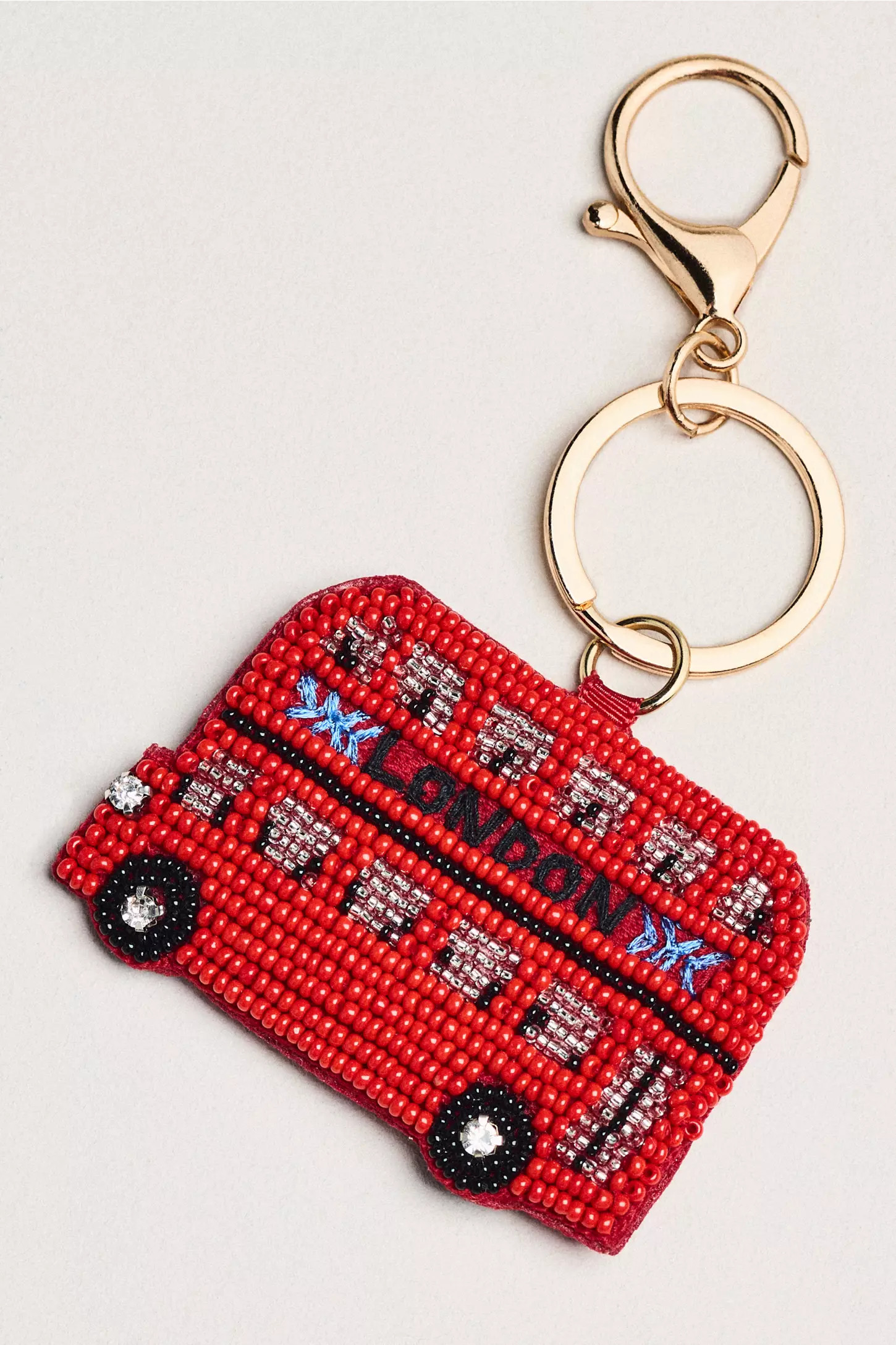 City Collection Beaded Bag Charm | Anthropologie (US)